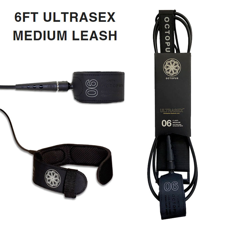 OCTOPUS IS REAL 6FT ULTRASEX MEDIUM LEASH / オクトパスイズリアル 6FT ウルトラセックス ミディアム リーシュ アンクル 足首 サーフィン ショートボード