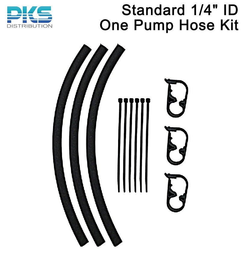 PKS ワンポンプホースキット 3ストラット スタンダード 1/4" ID チューブ カイトパーツ交換用セット ワンポンプパイプ リペア用品