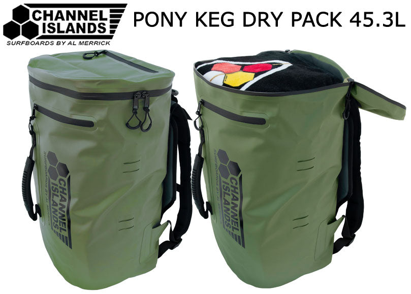 CHANNEL ISLANDS PONY KEG DRY PACK 45.3L / チャンネルアイランド ポニーケグドライパック バックパック サーフィン