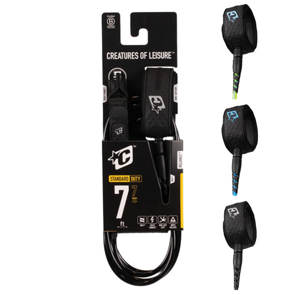 CREATURES RELIANCE 2.0 Lite Duty 7ft 7mm Leash / クリーチャーズ ライトデューティ 7フィート 7mm リーシュ サーフィン