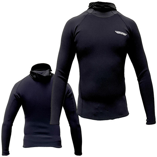 2025 RASH 1mm HOODIE TOPPER / ラッシュ フード付きタッパ ウェットスーツ サーフィン ジャージ ラッシュガード 夏用 熱中症対策