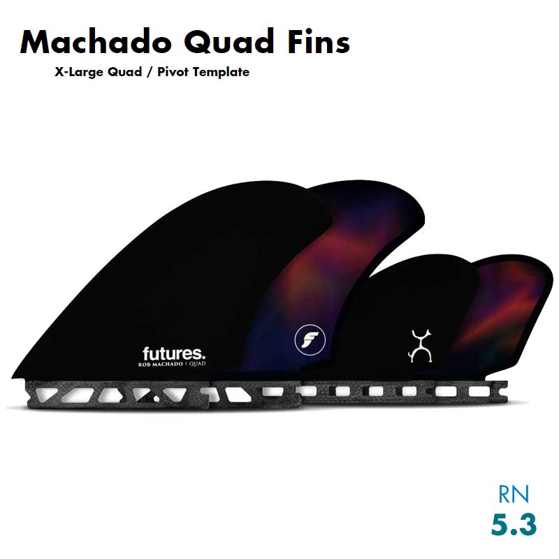 FUTURES FIN MACHADO QUAD FINS / フューチャーズフィン ロブマチャド クアッド サーフボード サーフィン