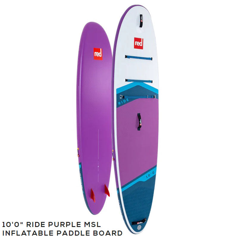 【セット】2023 RED PADDLE 10’0 RIDE PURPLE MSL INFLATABLE PADDLE BOARD / レッドパドル ライド SUP インフレータブル パドルボード サップ 取り寄せ商品