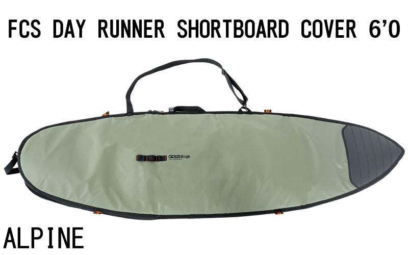 FCS DAY RUNNER COVER SHORTBOARD 6'0 / エフシーエス デイランナー ボードカバー ショートボード ボードケース ハードケース サーフボード サーフィン