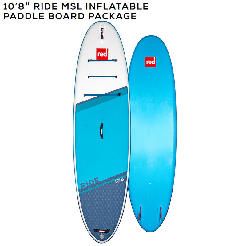 【セット】2022 RED PADDLE 10’8 RIDE MSL INFLATABLE PADDLE BOARD PACKAGE / レッドパドル ライド パドル+リーシュ付属 SUP インフレータブル パドルボード サップ 特典電動ポンプ