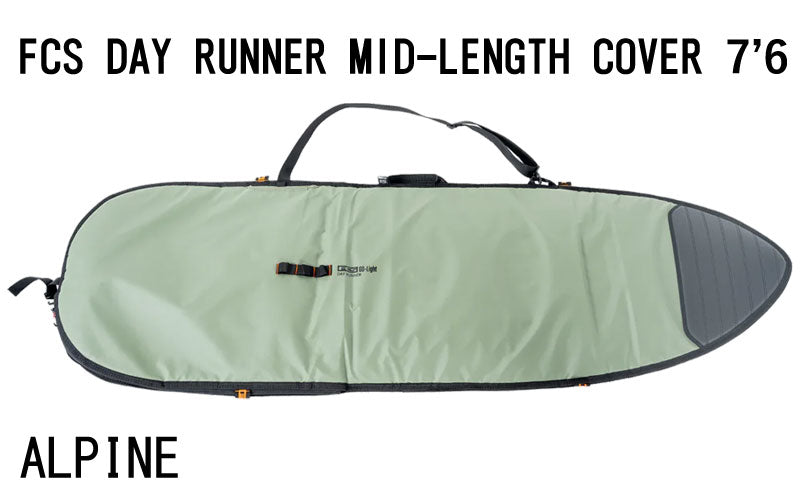 FCS DAY RUNNER COVER MID-LENGTH 7'6 / エフシーエス デイランナー ボードカバー ミッドレングス ボードケース ハードケース サーフボード サーフィン