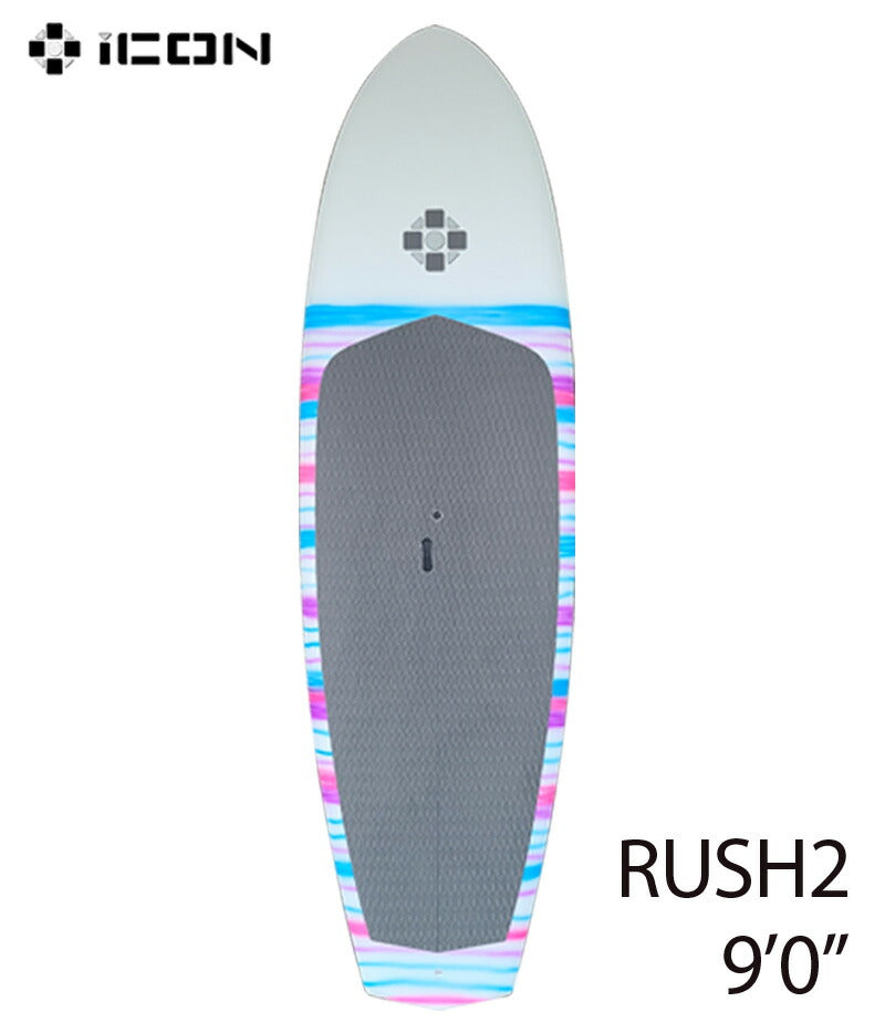 ICON/アイコン SUP  RUSH2 NF ラッシュ2 ナチュラルフレックス 9'0 123L スタンドアップパドルボード サップ ハードボード 営業所止め 送料無料