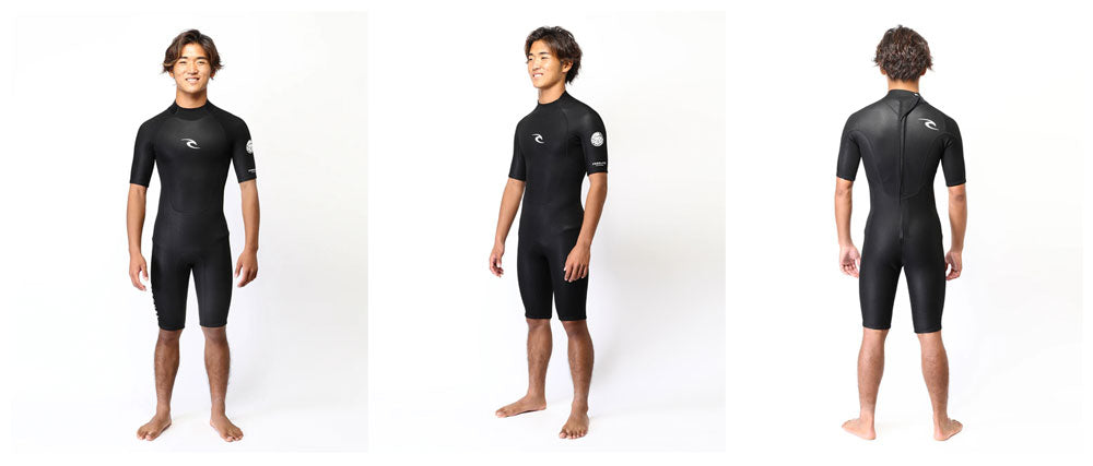 2024継続モデル RIPCURL FREELITE 2MM SHORT SLEEVE BACK ZIP SPRING WFPOSM / リップカール フリーライト バックジップ ショートスリーブ スプリング ウェットスーツ サーフィン 夏用