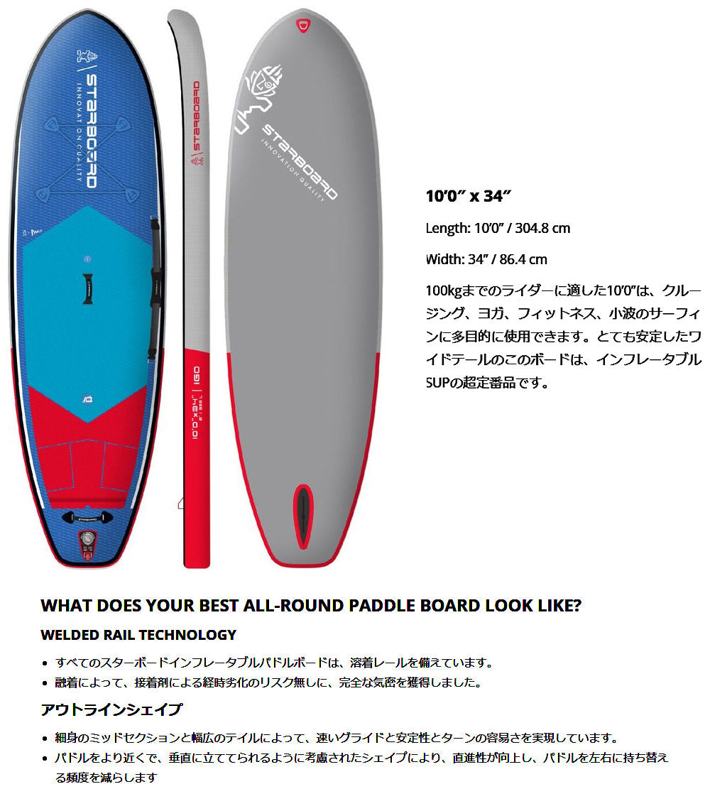 2021 STARBOARD I GO DSC 10'0 X 34 スターボード SUP インフレータブル パドルボード サップ