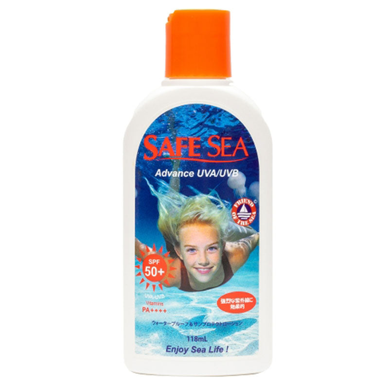 日焼け止め クラゲよけ SAFE SEA / セーフシー ADVANCE UVA / UVB SPF50+・PA + + + +  サーフィン メール便対応