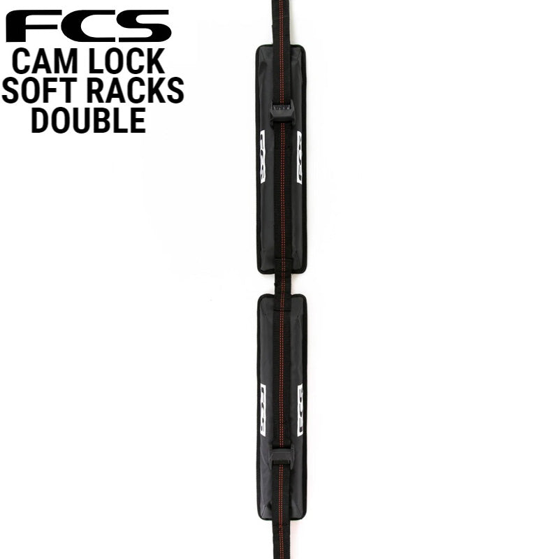 FCS CAM LOCK SOFT RACKS DOUBLE / エフシーエス カムロック ソフトラック ダブル サーフボード キャリア 車載