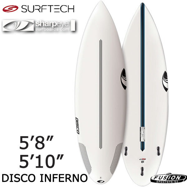 SHARPEYE DISCO INFERNO SURFTECH/ シャープアイ ディスコ インフェルノ サーフテック サーフボード ショートボード サーフィン 営業所止め 送料無料