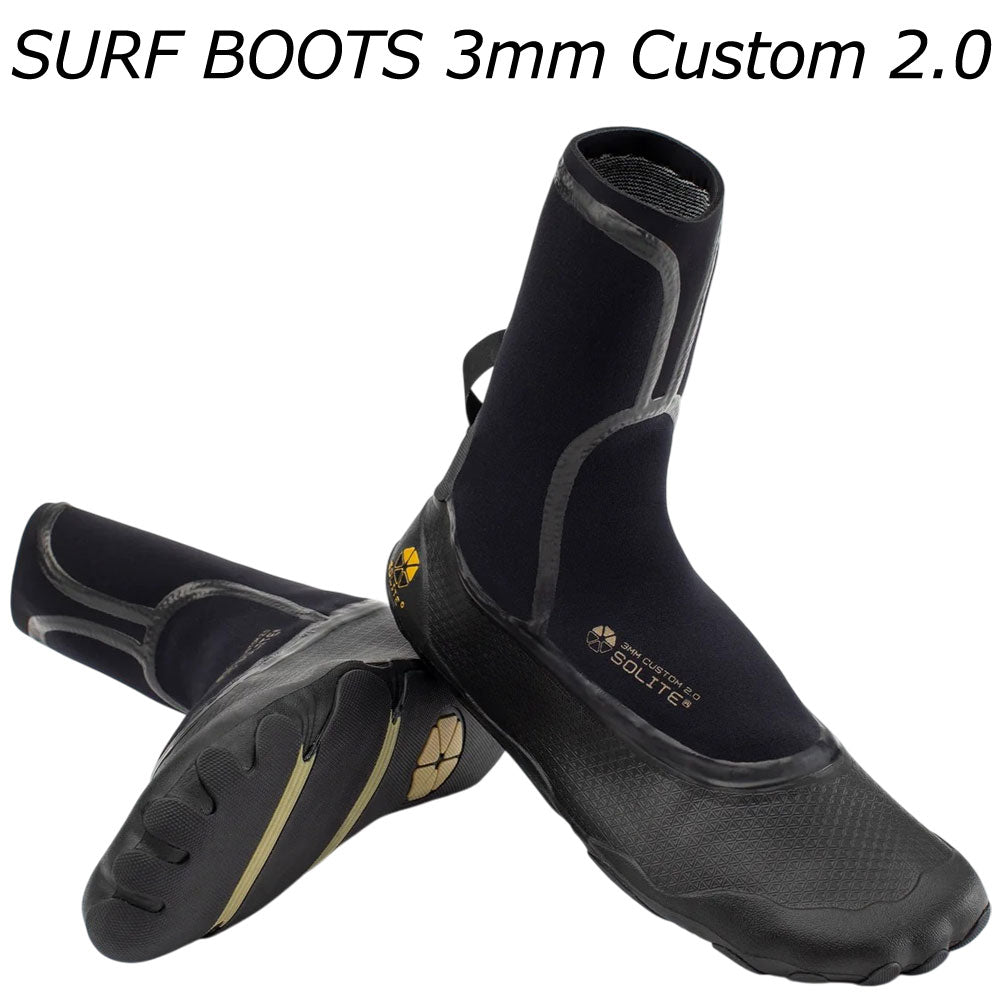 SOLITE SURF BOOTS 3mm Custom 2.0 / ソライト サーフブーツ カスタム 熱成型 サーフィン