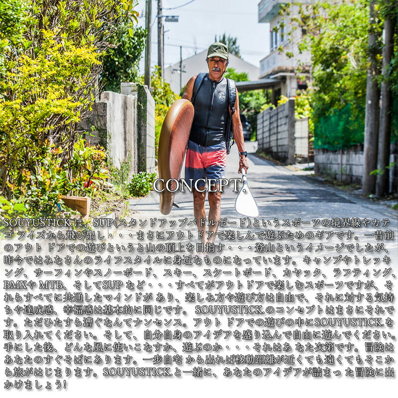 SOUYU STICK BASIC CARBON PADDLE /CARBON PADDLE 4pcs ソーユー