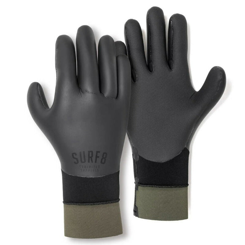 SURF8  / サーフエイト 2.5MM スムースラバーグローブ起毛 保温密着性重視 85F2GF1 サーフィン サーフグローブ 防寒
