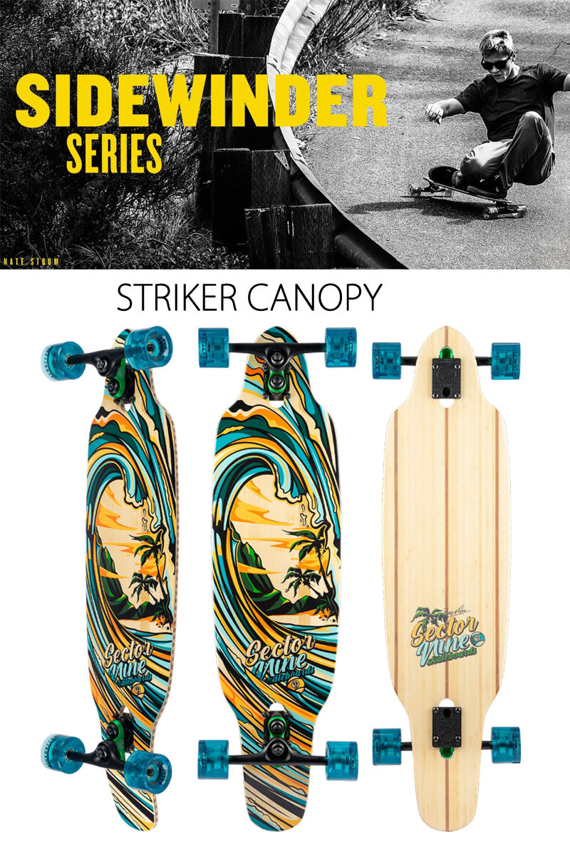 SECTOR9/セクターナイン STRIKER CANOPY 36.5inc サーフスケート ロングスケートボード ロングボード スケボー オフトレ