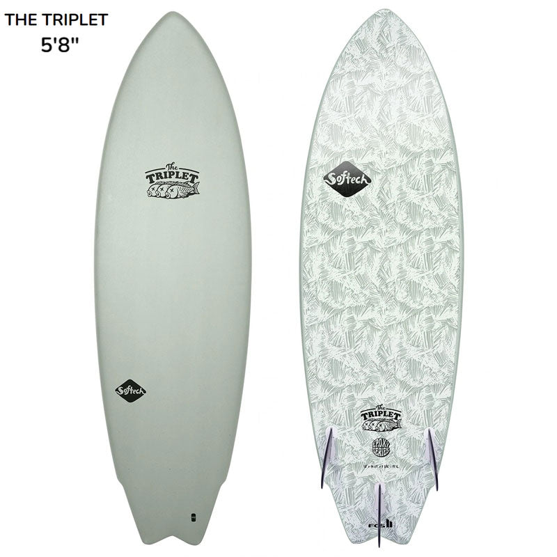 2022 SOFTECH THE TRIPLET 5'8 / ソフテック ザ・トリプレット サーフボード ショートボード ソフトボード 営業所止め 送料無料  サーフィン