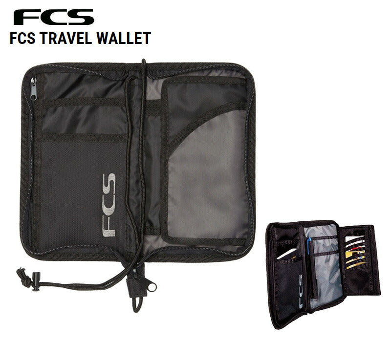 FCS TRAVEL WALLET / エフシーエス トラベルウォレット ケース バッグ サーフィン サーフ サップ SUP メール便対応