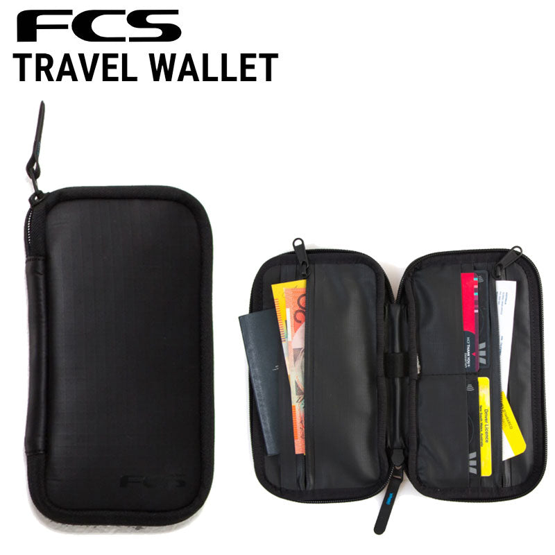 FCS TRAVEL WALLET / エフシーエス トラベルウォレット ケース バッグ サーフィン サーフ サップ SUP メール便対応