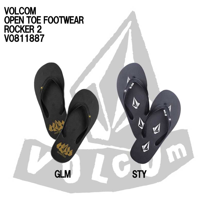 VOLCOM ROCKER 2 V0811887 ボルコム ビーチサンダル ビーサン 夏用 メンズ サーフィン メール便対応