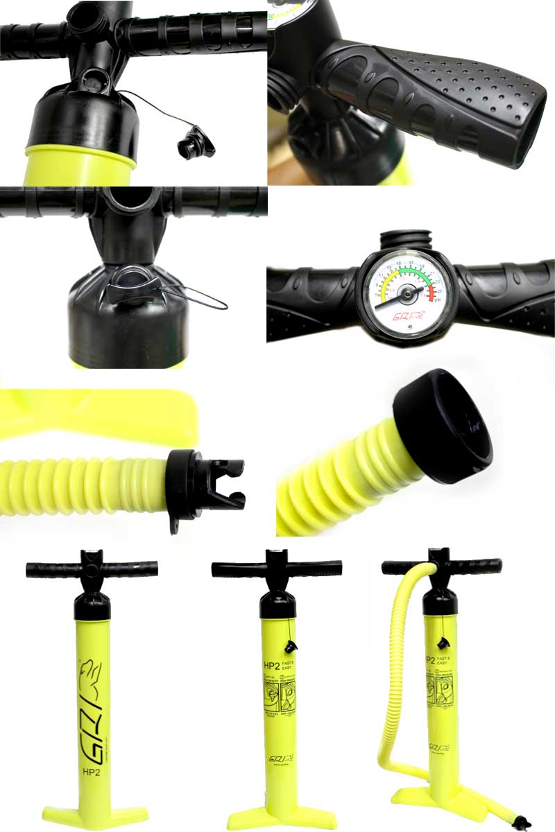 SUP HIGH PRESSURE DOUBLE HAND AIR PUMP サップハイプレッシャー ダブルアクション エアーポンプ インフレータブル 高圧空気入れ