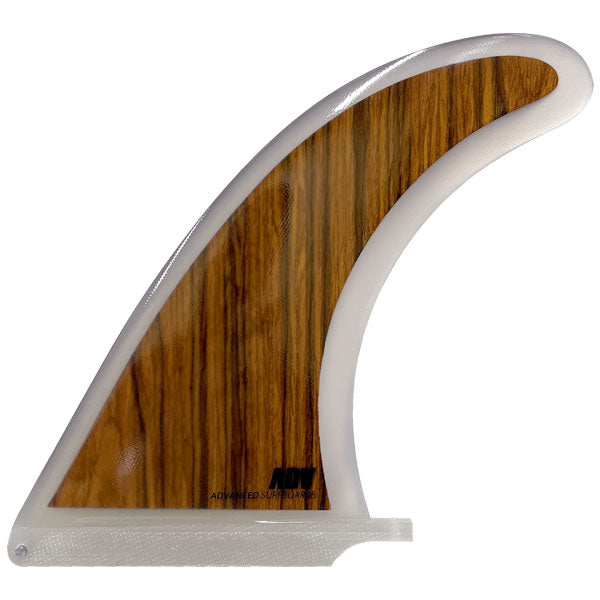 ADVANCED CLASSIC WOOD LONGBOARD FIN 9 / アドバンス クラシックウッド ロングボードフィン シングルセンター サーフボード サーフィン SUP