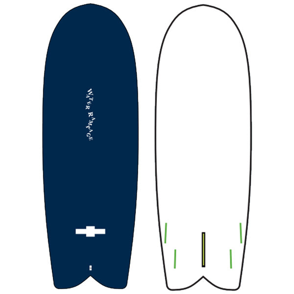 WATERRAMPAGE BAMBOO SHOOT 5'4 / ウォーターランページ バンブーシュート サーフボード ショートボード ソフトボード サーフィン 営業所止め 送料無料