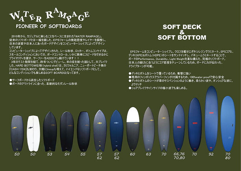 WATERRAMPAGE CASH-YEW 7'6/ウォーターランページ キャッシュユー