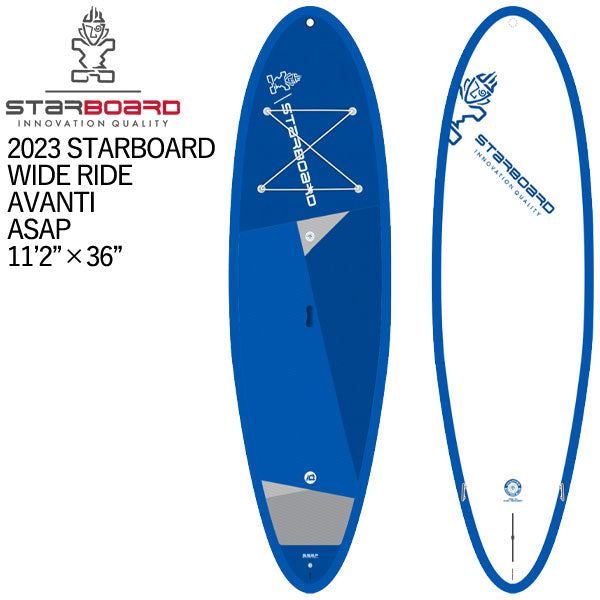 取り寄せ商品 2023 STARBOARD SUP 11'2 X 36 WIDE RIDE AVANTI ASAP スターボード サップ パドルボード 営業所止め