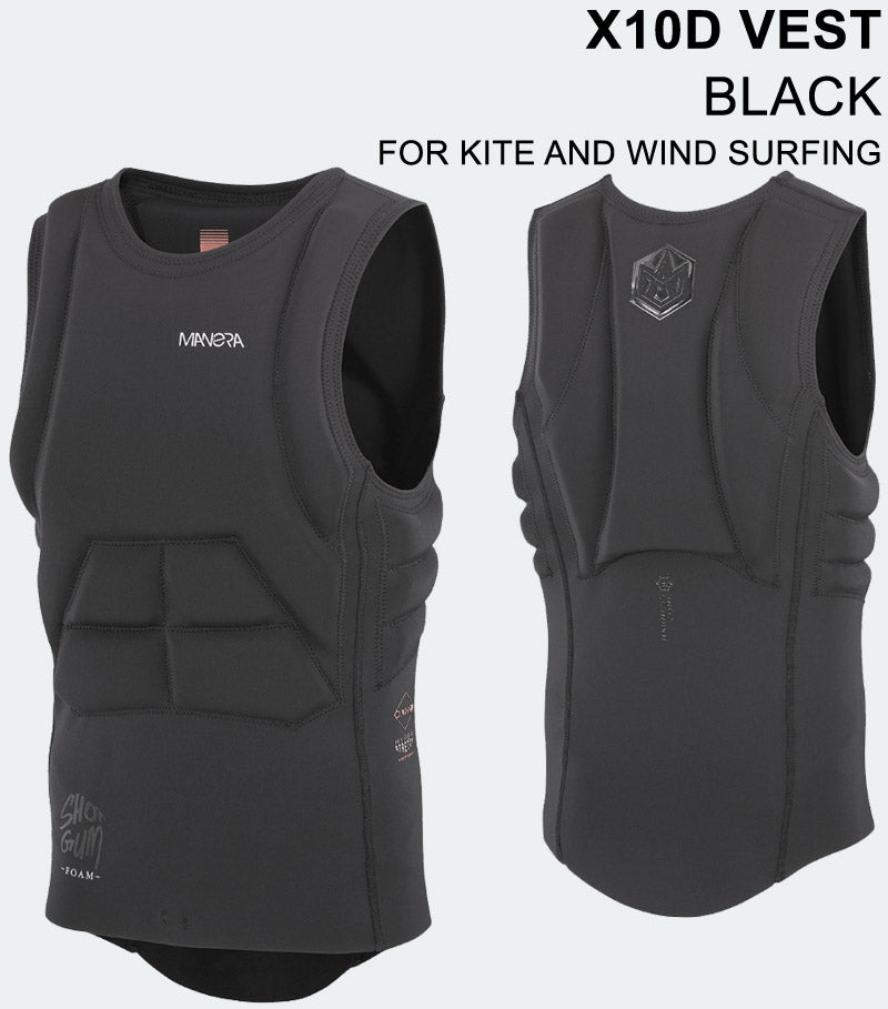 MANERA X10D VEST BLACK マネラ ベスト ウィンドサーフィン ウィングフォイル カイトボード